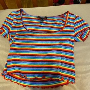 Rainbow lettuce edge top